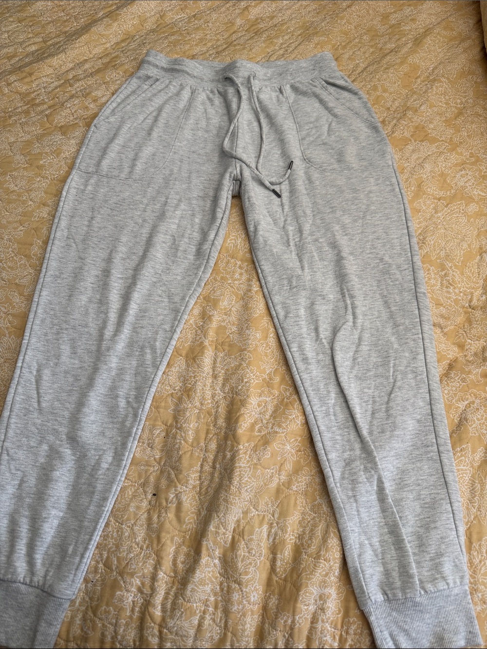 Light Gray Stars Above Joggers with Pockets